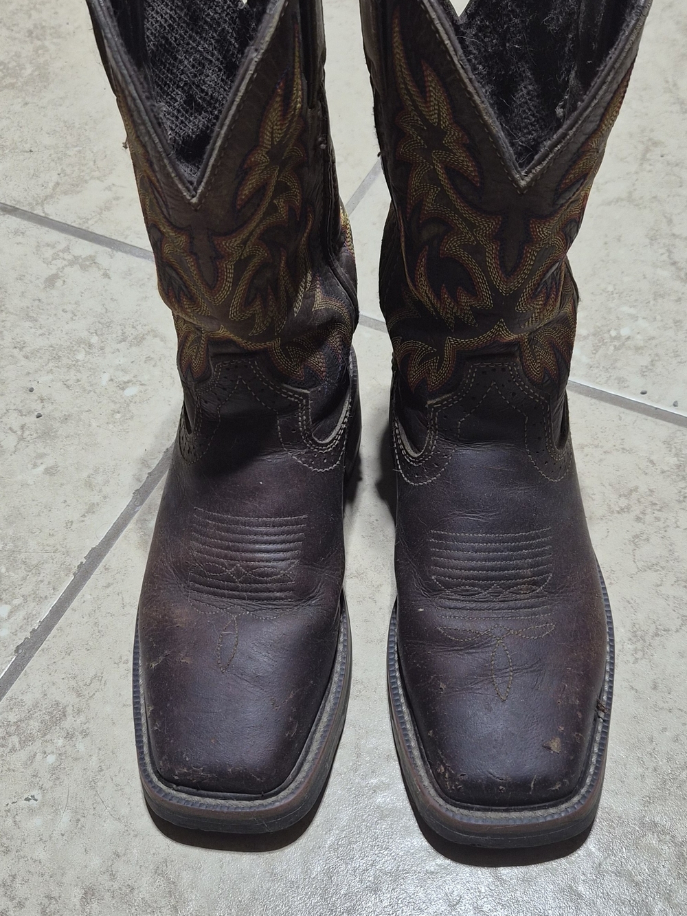 Women's Justin Steel Toed Western Boots - Classic Cowboy Style